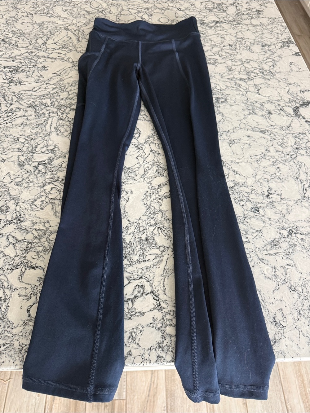 abercrombie kids Navy Flare Leggings